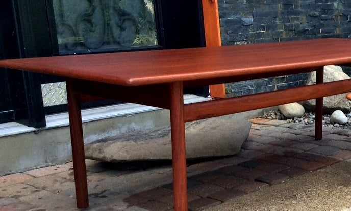 REFINISHED Mid Century Modern Teak Coffee or Cocktail Table made in Norway - Mid Century Modern Toronto