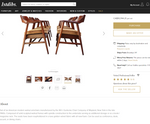 A pair REFINISHED MCM Walnut Sculptural Armchairs by WH Gunlocke, GORGEOUS, each chair $899 - Mid Century Modern Toronto 7