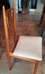 6 Mid Century Modern Teak Chairs REFINISHED REUPHOLSTERED $249 per chair - Mid Century Modern Toronto 8