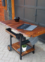 Bar Serving Cart Trolley One of the Kind Reclaimed Industrial Modern Rustic - Mid Century Modern Toronto 5
