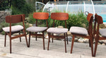 6 Gustav Bahus MCM Teak Chairs REFINISHED REUPHOLSTERED like New, each $249 - Mid Century Modern Toronto 3