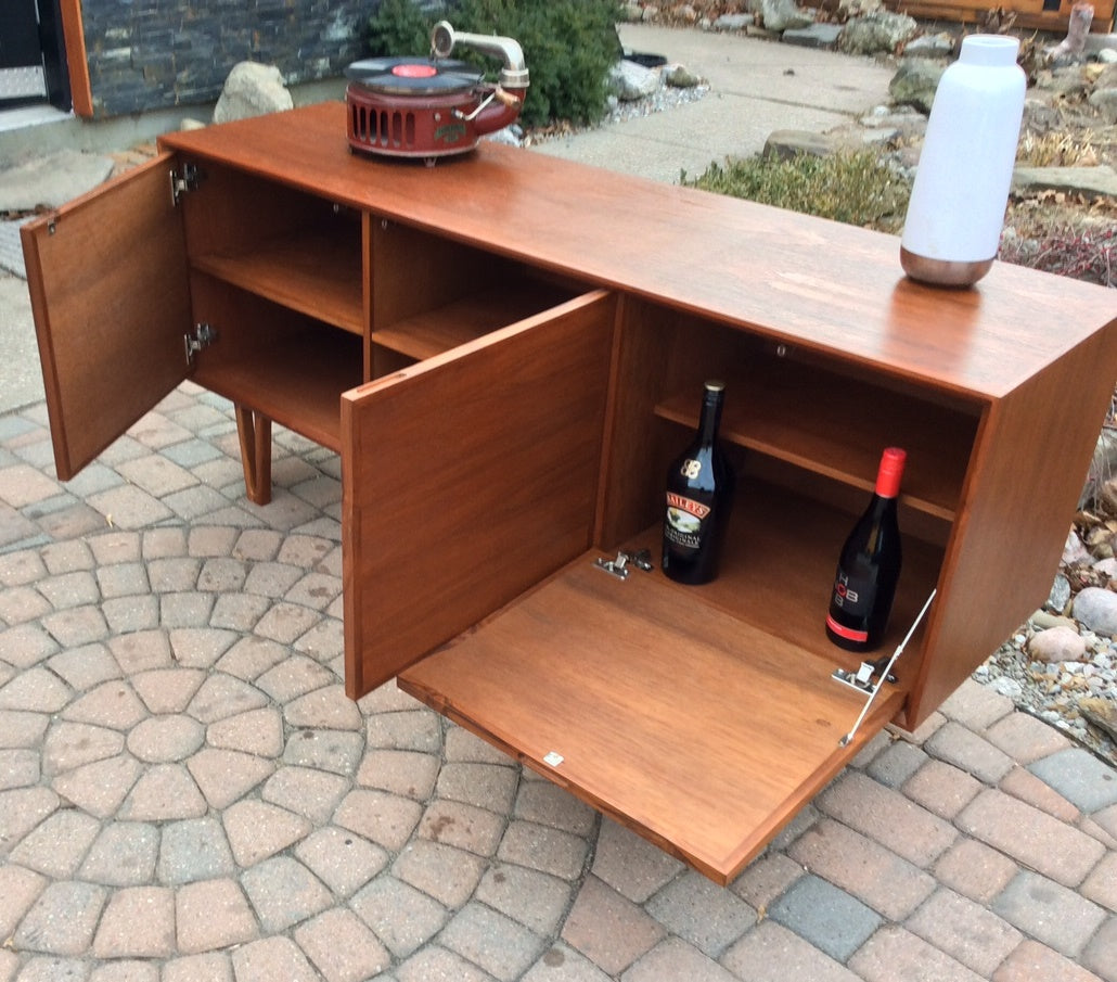 Danish MCM Teak Buffet Bar Ib Kofod-Larsen style 63