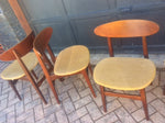 4 REFINISHED MCM Teak Chairs by Punch Designs $175 each - Mid Century Modern Toronto 3