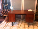 Mid Century Modern Mahogany or Teak Desk REFINISHED Free Standing - Mid Century Modern Toronto 7