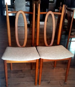 6 Mid Century Modern Teak Chairs REFINISHED REUPHOLSTERED $249 per chair - Mid Century Modern Toronto 3