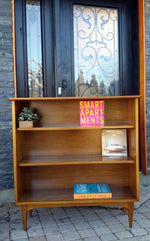 Mid Century Modern Solid Ash Display China Bookcase RESTORED 38