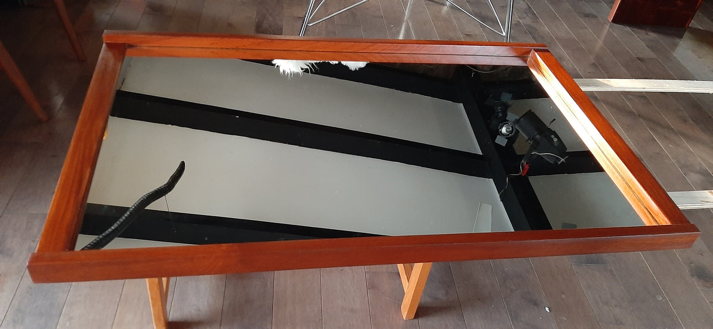 RESTORED Danish MCM Rosewood Dresser & Mirror