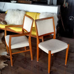 4 MCM Teak Chairs by Nils Jonsson for Svegards, $50 each CLEARANCE SALE - Mid Century Modern Toronto 2