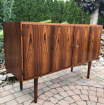 Restored Danish Modern Brazilian Rosewood Credenza by Poul Hundevad, 54