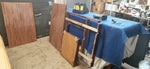 REFINISHED Danish MCM Brazilian Rosewood Table w butterfly leaf 52