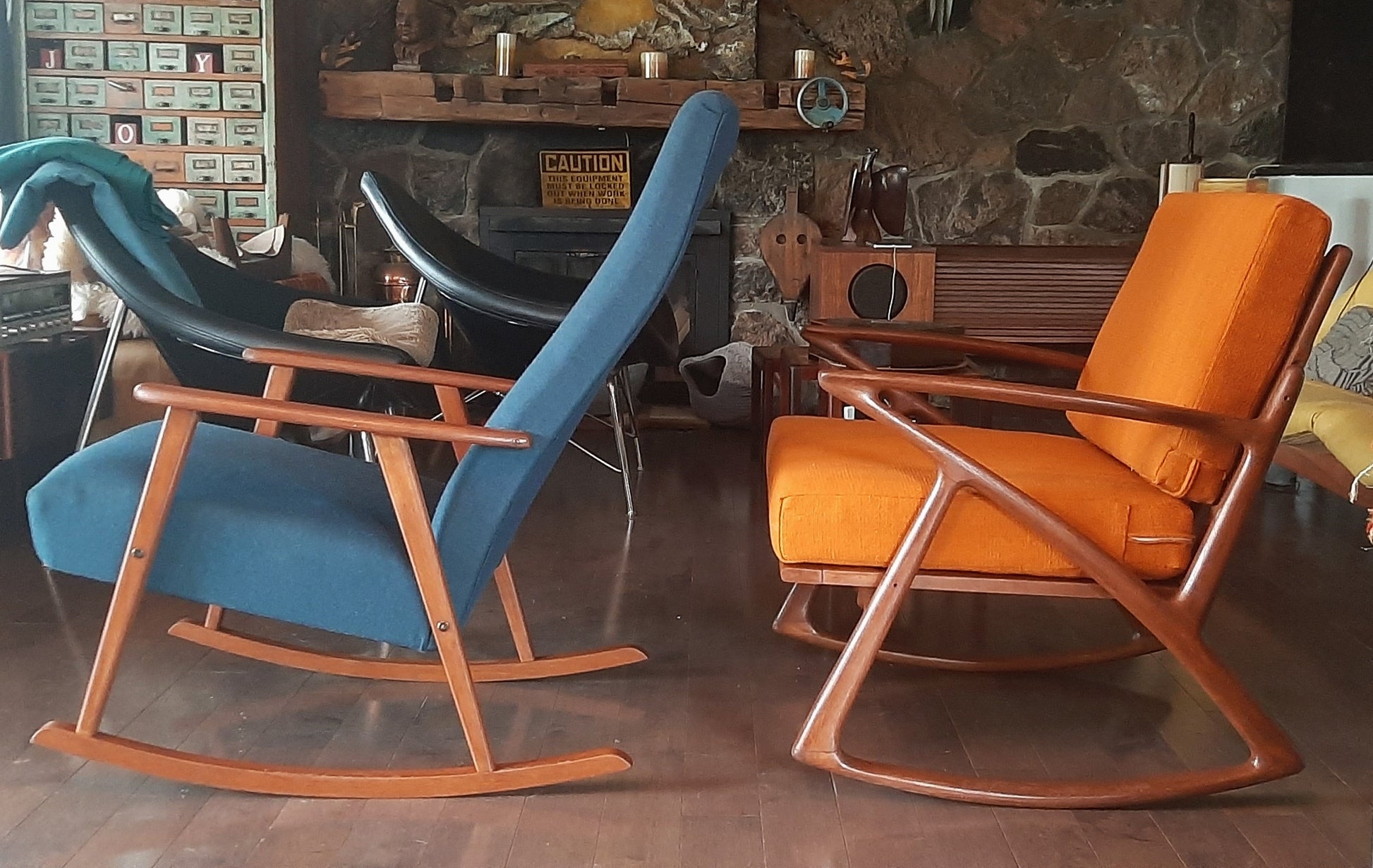 Danish-style Lounge Chair from Italy w/ New Cushions - Mid-century