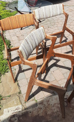 RESTORED 6 Danish Mid Century Modern Teak Armchairs by Dyrlund 10