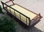 REFINISHED Mid Century Modern Daybed Sofa by A. Pearsall, NEW CUSHIONS in Wool Mohair 8