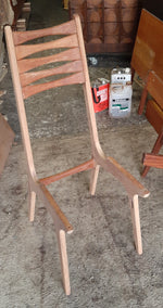 6 REFINISHED Danish MCM Teak Chairs by Niels Moller REUPHOLSTERED in green wool mohair 13