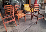 6 REFINISHED Danish Mid Century Modern Teak Chairs by Frem Rojle w NEW seats 7