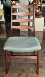 6 REFINISHED Danish Mid Century Modern Teak Chairs by Frem Rojle w NEW seats 1