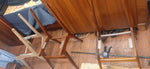 6 REFINISHED Mid Century Modern Teak Chairs REUPHOLSTERED 8
