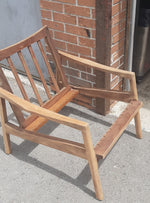 REFINISHED Danish Mid-Century Modern Teak Lounge Chair will get NEW CUSHIONS 8