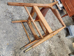 2 REFINISHED REUPHOLSTERED Mid Century Modern Walnut Arm Chairs 15