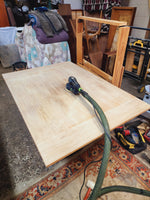 REFINISHED Mid Century Modern Teak Table Draw Leaf by RS Associates 51