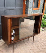 Dark Walnut MCM Display Bookcase 48