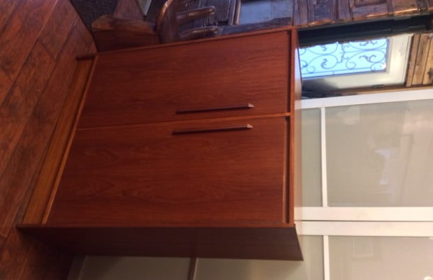MCM Teak Tall Dresser Wardrobe Gentlemen’s Chest REFINISHED - Mid Century Modern Toronto