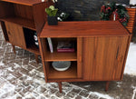 Mid Century Modern Danish Rosewood Sideboard TV Media Record Console 34” Restored - Mid Century Modern Toronto 3
