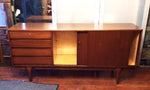 Exquisite MCM Mahogany Sideboard Credenza TV Media Console Mint 71