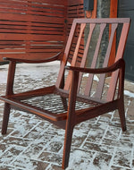 REFINISHED Danish MCM Solid Teak Lounge Chair PERFECT 2