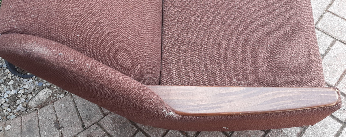 Danish MCM Teak Sofa 4-Seater will be REFINISHED & REUPHOLSTERED