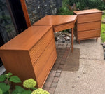 Sculptural MCM Set of 2 Solid Wood Dressers & Desk by Imperial - like new, for less than IKEA - Mid Century Modern Toronto 5