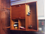Danish Mid Century Modern Teak Display China w Sliding Doors and Splayed Legs REFINISHED - Mid Century Modern Toronto 1