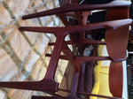 4 Danish Mid-Century Modern Teak Chairs with Floating Seats REFINISHED REUPHOLSTERED $200 each - Mid Century Modern Toronto 3