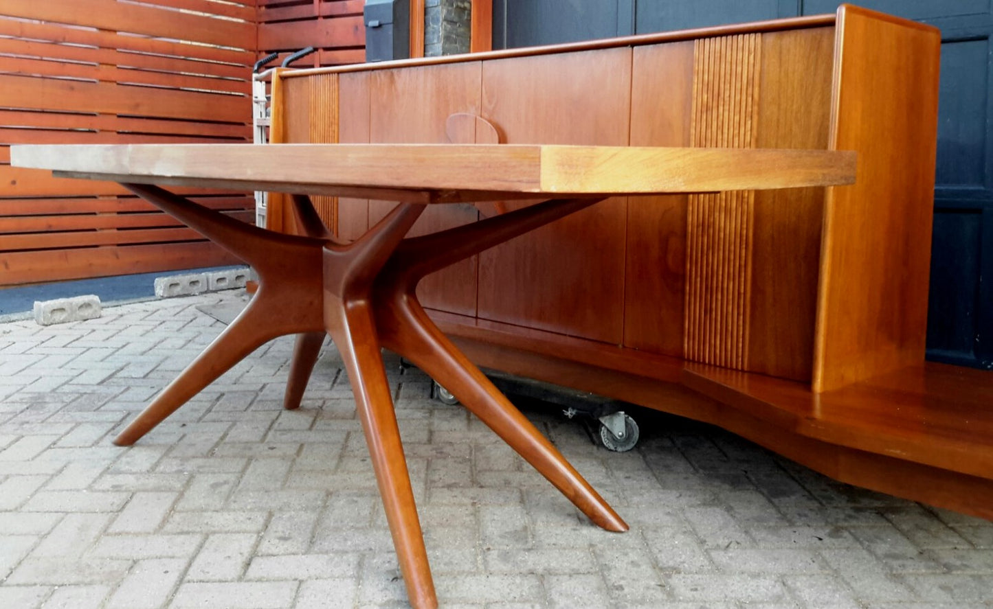 For only ONE family- Exceptional Kagan or Pearsall style Walnut MCM Dining Suite - Mid Century Modern Toronto