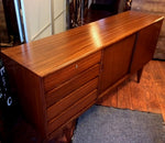 Exquisite MCM Mahogany Sideboard Credenza TV Media Console Mint 71