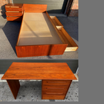REFINISHED Mid Century Modern Teak Desk. 7