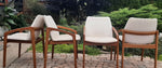 4 Danish MCM Teak Armchairs by H.Kjaernulf will be REFINISHED REUPHOLSTERED 6