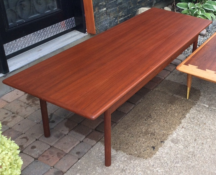 REFINISHED Mid Century Modern Teak Coffee or Cocktail Table made in Norway - Mid Century Modern Toronto