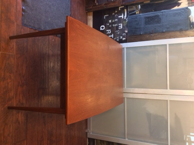 MCM Teak Dining Table Surfboard Extendable REFINISHED up 8ft - Mid Century Modern Toronto