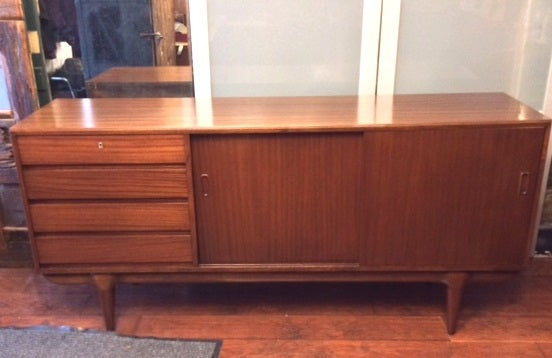 Exquisite MCM Mahogany Sideboard Credenza TV Media Console Mint 71" - Mid Century Modern Toronto
