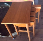 MCM Teak Serving Trolley /5 in 1 Nesting Tables by Poul Hundevad RESTORED, perfect - Mid Century Modern Toronto 4