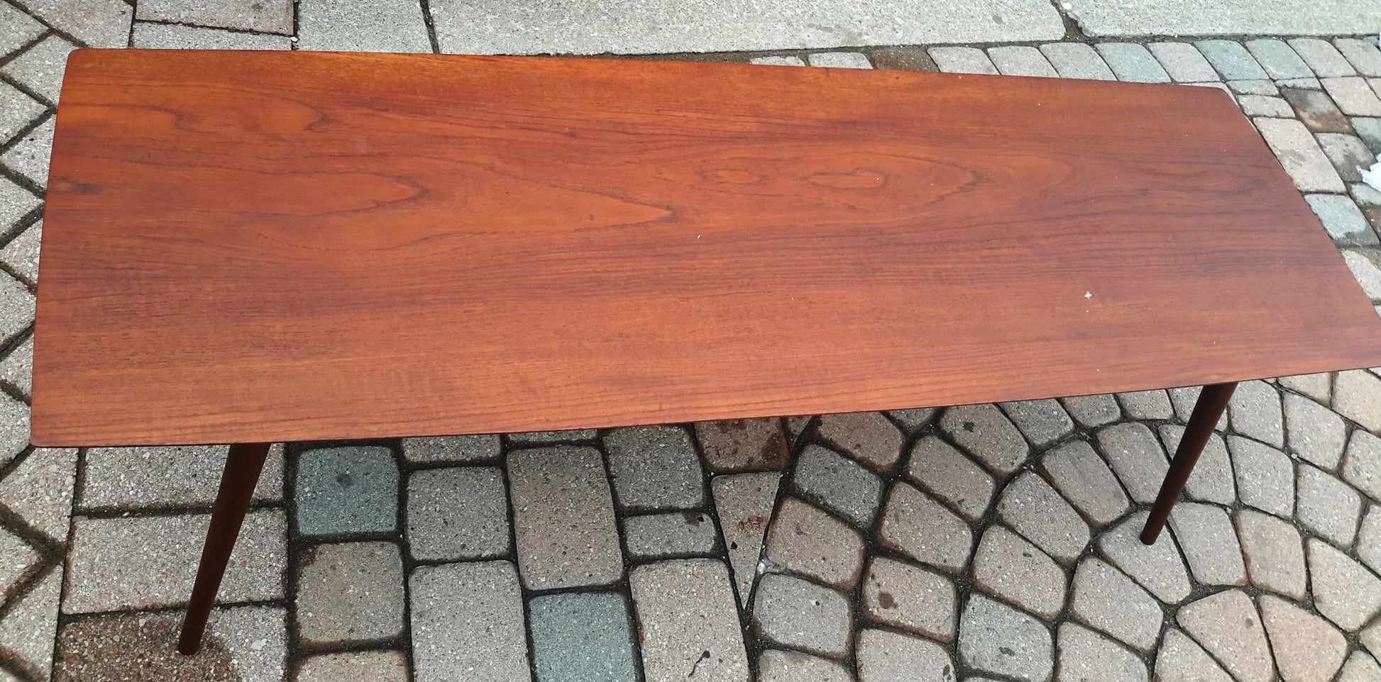 REFINISHED Mid Century Modern Teak Coffee Table 53.5" - Mid Century Modern Toronto