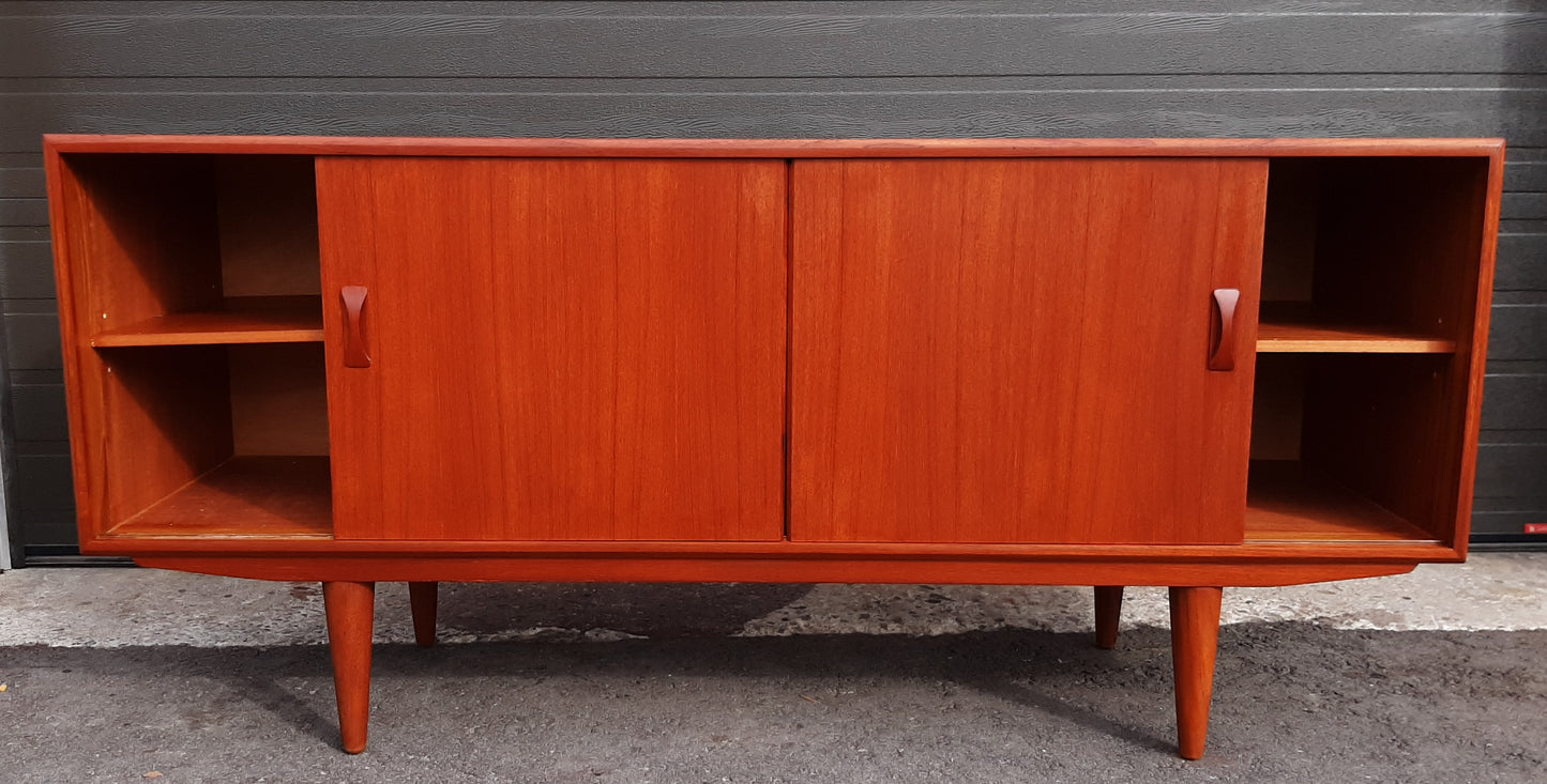 REFINISHED Danish MCM Teak Sideboard by IB Kofod-Larsen for Clausen and Son