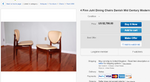 6 Finn Juhl for John Stuart MCM Sculpted Walnut Chairs, each $299, great vintage condition - Mid Century Modern Toronto 3
