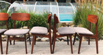 6 Gustav Bahus MCM Teak Chairs REFINISHED REUPHOLSTERED like New, each $249 - Mid Century Modern Toronto 2