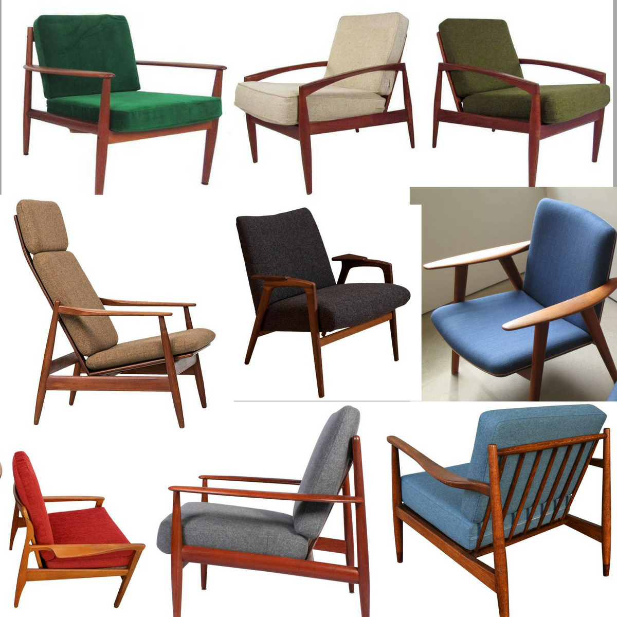 Kai Kristiansen MCM Teak Lounge Chair REFINISHED - Mid Century Modern Toronto