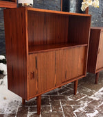 Danish Mid Century Modern Rosewood Display Buffet China Console Restored - Mid Century Modern Toronto 2