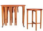 MCM Teak Serving Trolley /5 in 1 Nesting Tables by Poul Hundevad RESTORED, perfect - Mid Century Modern Toronto 2