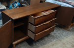 REFINISHED MCM Walnut Buffet Sideboard 5 ft Perfect 10