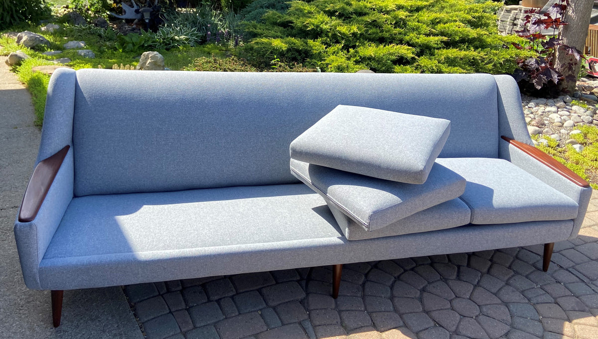 Danish MCM Teak Sofa 4-Seater will be REFINISHED & REUPHOLSTERED